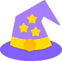 Wizard Hat Creative Icon Design vector