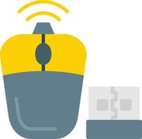Wireless Mouse Creative Icon Design vector