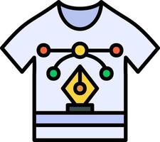 diseño de icono creativo de camiseta vector