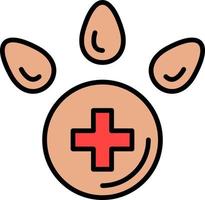 Veterinary Foot Creative Icon Design vector