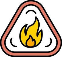 Flame Creative Icon Design vector