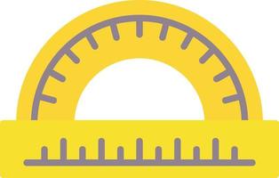 Protractor Creative Icon Design vector