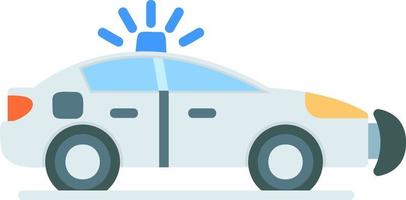 Police Car Creative Icon Design vector