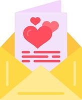 Wedding Card Creative Icon Design vector