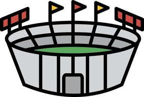 Stadium Creative Icon Design vector