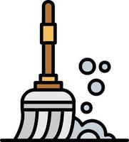 Broom Creative Icon Design vector