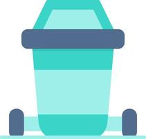 Dustbin Creative Icon Design vector