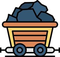 Coal Creative Icon Design vector