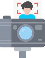 Vlogger Creative Icon Design vector