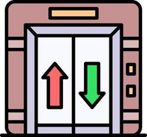 diseño de icono creativo de ascensor vector