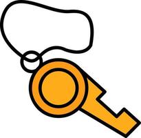 Whistle Creative Icon Design vector