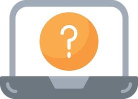 Question Mark Creative Icon Design vector