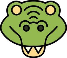 Crocodile Creative Icon Design vector