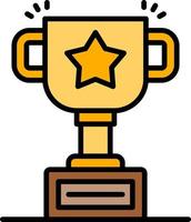 Trophy Creative Icon Design vector
