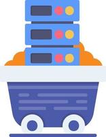 Data Mining Creative Icon Design vector