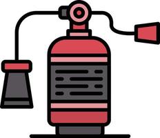 Fire Extinguisher Creative Icon Design vector