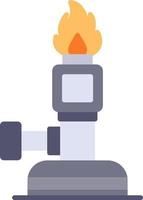 Bunsen Burner Creative Icon Design vector