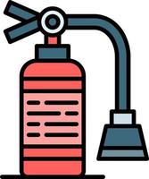 Fire Extinguisher Creative Icon Design vector