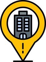 Location Pin Creative Icon Design vector