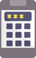 Pin Code Creative Icon Design vector