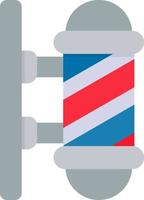 Barber Pole Creative Icon Design vector