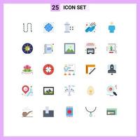 25 Creative Icons Modern Signs and Symbols of sputnik satellite business reel movie Editable Vector Design Elements