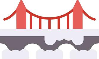 Bridge Creative Icon Design vector