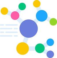 Molecular Structure Creative Icon Design vector