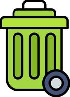 Bin Creative Icon Design vector