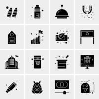 16 Universal Business Icons Vector Creative Icon Illustration to use in web and Mobile Related project