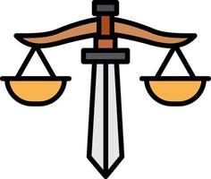 Justice Creative Icon Design vector