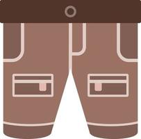 Shorts Creative Icon Design vector