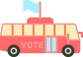 Bus Creative Icon Design vector