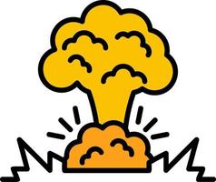 Explosion Creative Icon Design vector