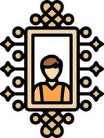 Frame Creative Icon Design vector