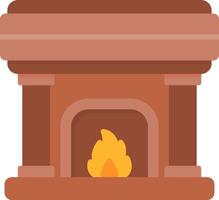 Fireplace Creative Icon Design vector