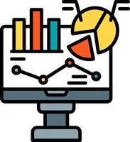 Data Analytics Creative Icon Design vector