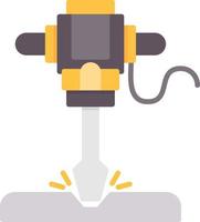 Road Drill Creative Icon Design vector