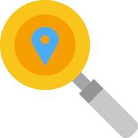 Map Location Search Navigation  Flat Color Icon Vector icon banner Template