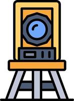 Theodolite Creative Icon Design vector