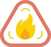 Flame Creative Icon Design vector