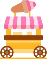 Ice Cream Shop Creative Icon Design vector