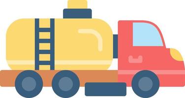 Tanker Truck Creative Icon Design vector