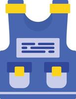 Police Vest Creative Icon Design vector