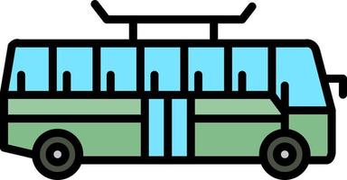 Bus Creative Icon Design vector