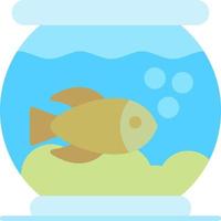 Fish Bowl Creative Icon Design vector