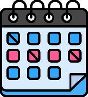 Calendar Creative Icon Design vector