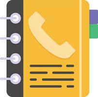 Phone Book Creative Icon Design vector