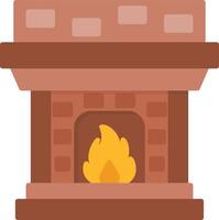 Fireplace Creative Icon Design vector