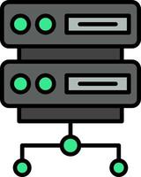 Server Creative Icon Design vector